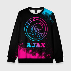 Свитшот детский Ajax - neon gradient, цвет: 3D-черный