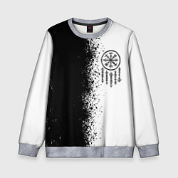 Свитшот детский Северный компас Вегвизир, цвет: 3D-меланж