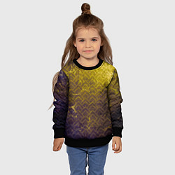 Свитшот детский Текстура - Old wall, цвет: 3D-черный — фото 2