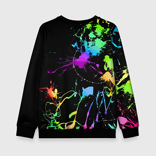 Детский свитшот Sonic Exe - Hedgehog - video game / 3D-Черный – фото 2