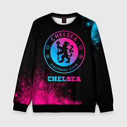 Свитшот детский Chelsea - neon gradient, цвет: 3D-черный