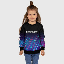 Свитшот детский Black Clover stream, цвет: 3D-черный — фото 2