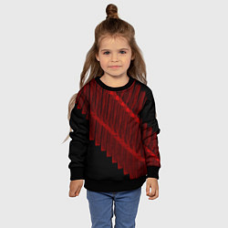 Свитшот детский Красный маркер, цвет: 3D-черный — фото 2