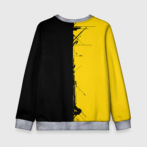 Детский свитшот Arasaka corporation / 3D-Меланж – фото 2