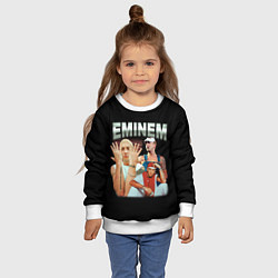 Свитшот детский Eminem Slim Shady, цвет: 3D-белый — фото 2