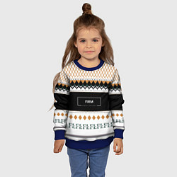 Свитшот детский FIRM как свитер из детства, цвет: 3D-синий — фото 2