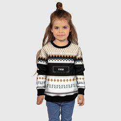Свитшот детский FIRM как свитер из детства, цвет: 3D-черный — фото 2