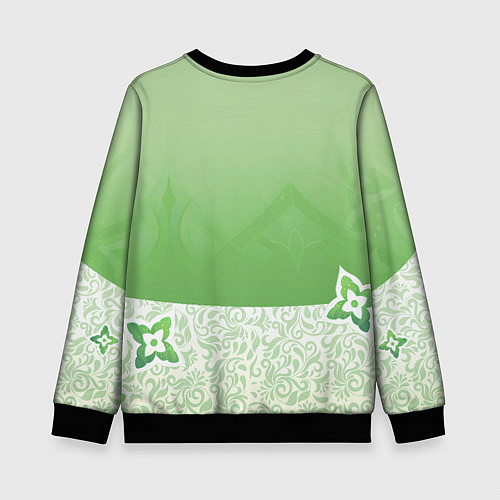 Детский свитшот Nahida Genshin Impact / 3D-Черный – фото 2