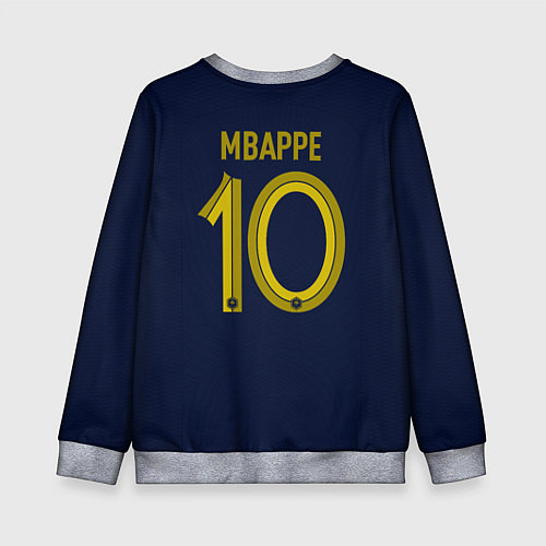 Детский свитшот Мбаппе ЧМ 2022 сборная Франции / 3D-Меланж – фото 2