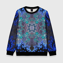 Детский свитшот Космические фракталы