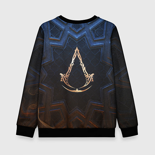 Детский свитшот Знак братства ассасинов / 3D-Черный – фото 2
