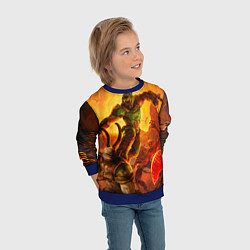 Свитшот детский Палач Рока, цвет: 3D-синий — фото 2