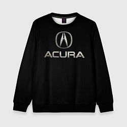 Свитшот детский Acura sport car, цвет: 3D-черный