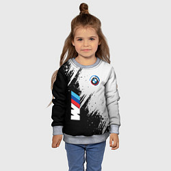 Свитшот детский BMW - м комплектация, цвет: 3D-меланж — фото 2