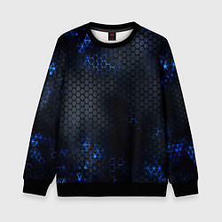 Свитшот детский ЛУЧШАЯ БРОНЯ, цвет: 3D-черный