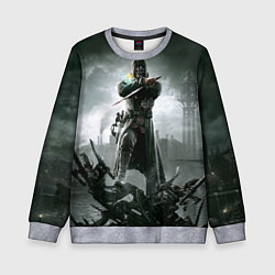 Свитшот детский Dishonored steampunk, цвет: 3D-меланж