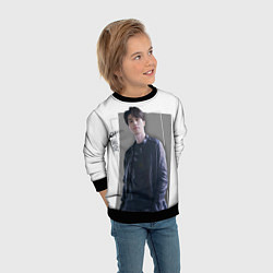 Свитшот детский Актёр Ли Дон Ук, цвет: 3D-черный — фото 2