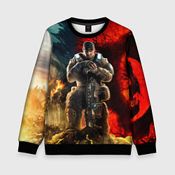 Свитшот детский Gears of War Маркус Феникс, цвет: 3D-черный