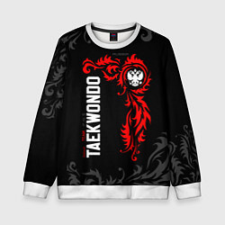 Свитшот детский Сборная России по тхэквондо, цвет: 3D-белый