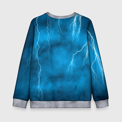 Детский свитшот Stalker sky art blue / 3D-Меланж – фото 2