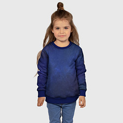 Свитшот детский Космический, цвет: 3D-синий — фото 2