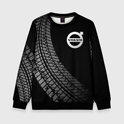 Детский свитшот Volvo tire tracks