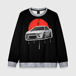 Свитшот детский Nissan Silvia S14 - Japan style, цвет: 3D-меланж