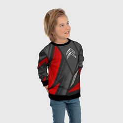 Свитшот детский Citroen sports racing, цвет: 3D-черный — фото 2