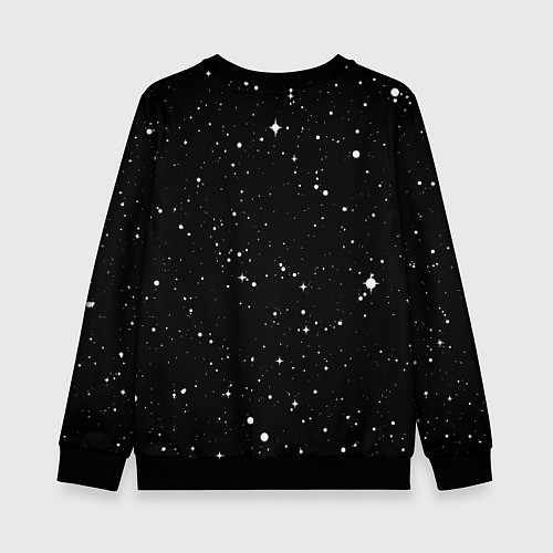 Детский свитшот Space tennis - astronaut / 3D-Черный – фото 2