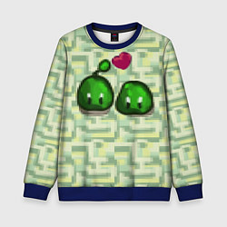 Детский свитшот Зеленые слаймы стардью