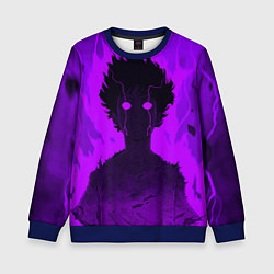 Свитшот детский Mob Psycho Rage, цвет: 3D-синий