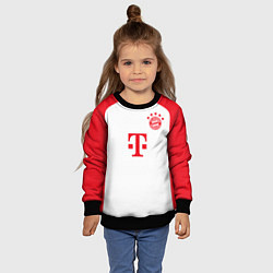 Свитшот детский Джамал Мусиала Бавария Мюнхен форма 2324 домашняя, цвет: 3D-черный — фото 2