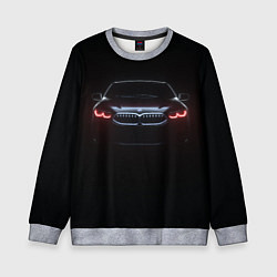 Свитшот детский BMW - red eyes, цвет: 3D-меланж