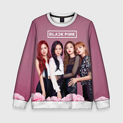 Свитшот детский Blackpink girls, цвет: 3D-белый