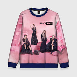 Свитшот детский Blackpink poster, цвет: 3D-синий