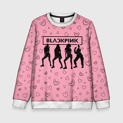 Детский свитшот Blackpink силуэт