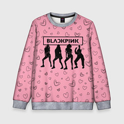 Детский свитшот Blackpink силуэт