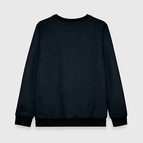 Детский свитшот Неизведанный космос / 3D-Черный – фото 2