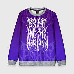 Детский свитшот Bring Me The Horizon Lettering