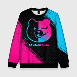 Свитшот детский Danganronpa - neon gradient, цвет: 3D-черный