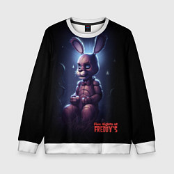 Свитшот детский Бонни Фнаф, цвет: 3D-белый