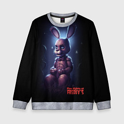 Свитшот детский Бонни Фнаф, цвет: 3D-меланж
