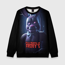 Свитшот детский Five Nights at Freddys Bonnie, цвет: 3D-черный