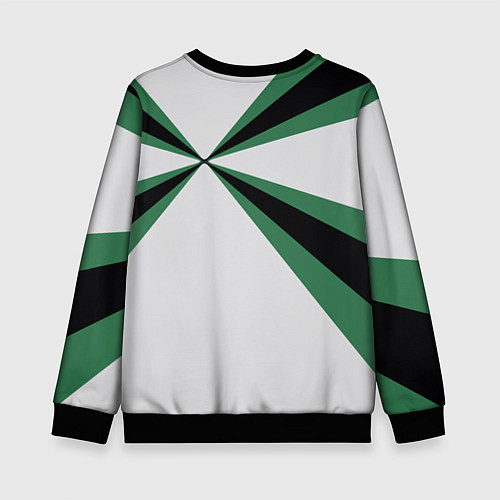 Детский свитшот Железнодорожные войска / 3D-Черный – фото 2