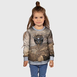 Свитшот детский Baldurs Gate 3 Logo, цвет: 3D-меланж — фото 2
