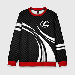 Свитшот детский Lexus - carbon line, цвет: 3D-красный