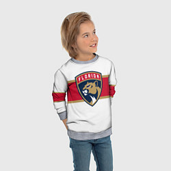 Свитшот детский Florida panthers - uniform - hockey, цвет: 3D-меланж — фото 2