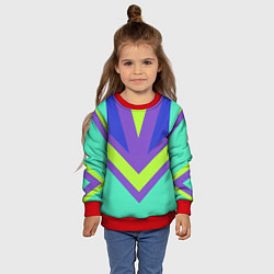 Свитшот детский Имидж 90-х, цвет: 3D-красный — фото 2