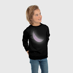 Свитшот детский Туманный месяц, цвет: 3D-черный — фото 2