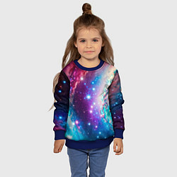 Свитшот детский Удивительная вселенная, цвет: 3D-синий — фото 2